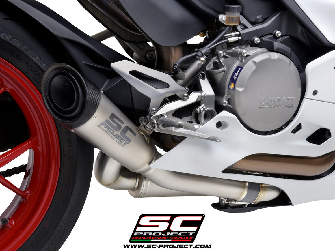 Picture of 2-1 Half-system, with S1 titanium exhaust