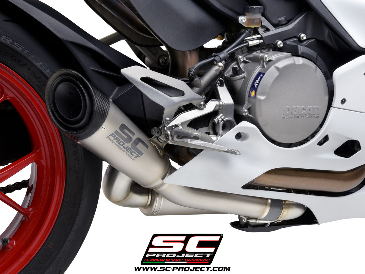 Picture of 2-1 Half-system, with S1 titanium exhaust