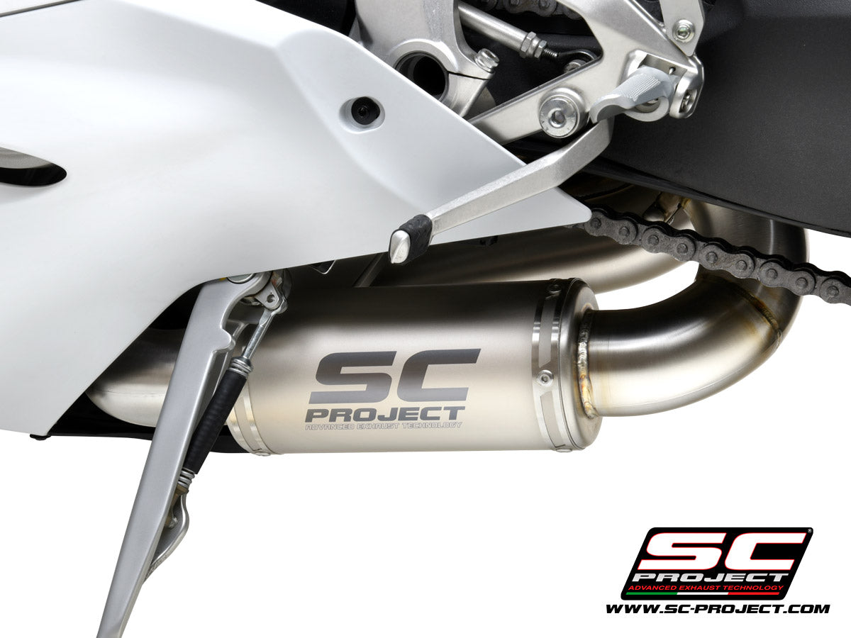 Picture of 2-1 Half-system, with S1 titanium exhaust