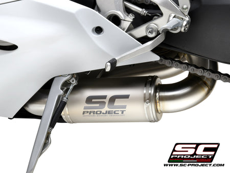 Picture of 2-1 Half-system, with S1 titanium exhaust