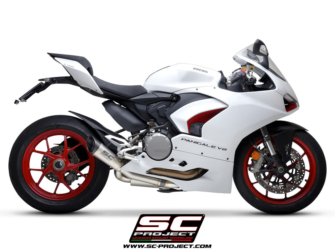 Picture of 2-1 Half-system, with S1 titanium exhaust