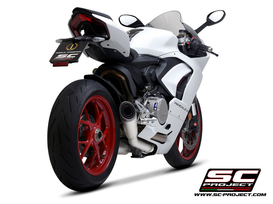 Picture of 2-1 Half-system, with S1 titanium exhaust