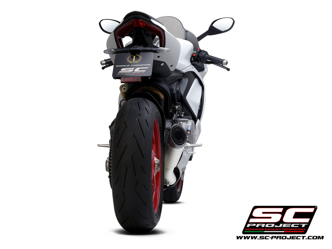 Picture of 2-1 Half-system, with S1 titanium exhaust