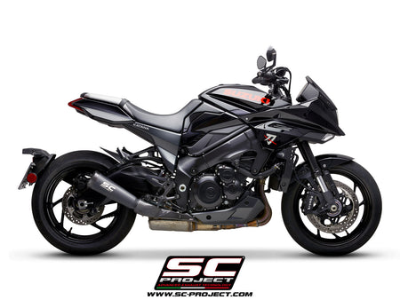 Picture of Metal Black stainless steel exhaust, with black anodised CNC machined end cap