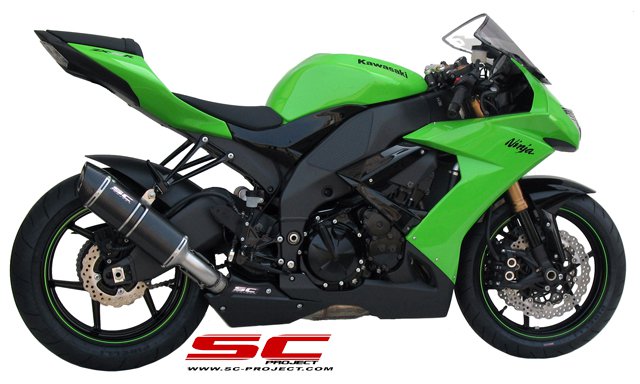 Picture of Oval carbon fibre exhaust