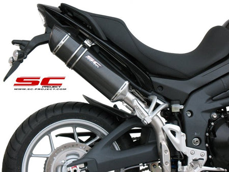 Picture of Oval carbon fibre exhaust, high mount