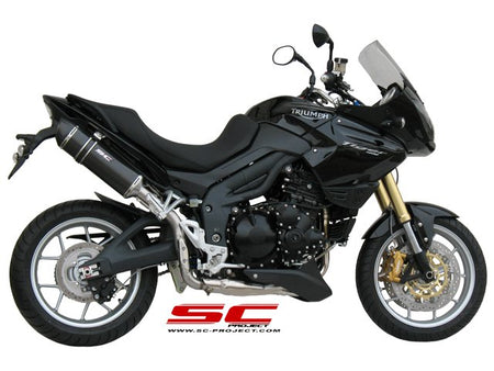 Picture of Oval carbon fibre exhaust, high mount