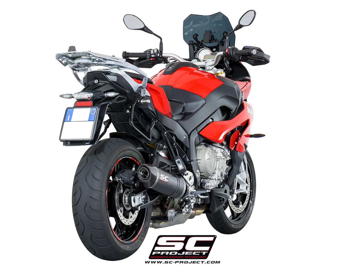 Picture of Oval carbon fibre exhaust, low mount