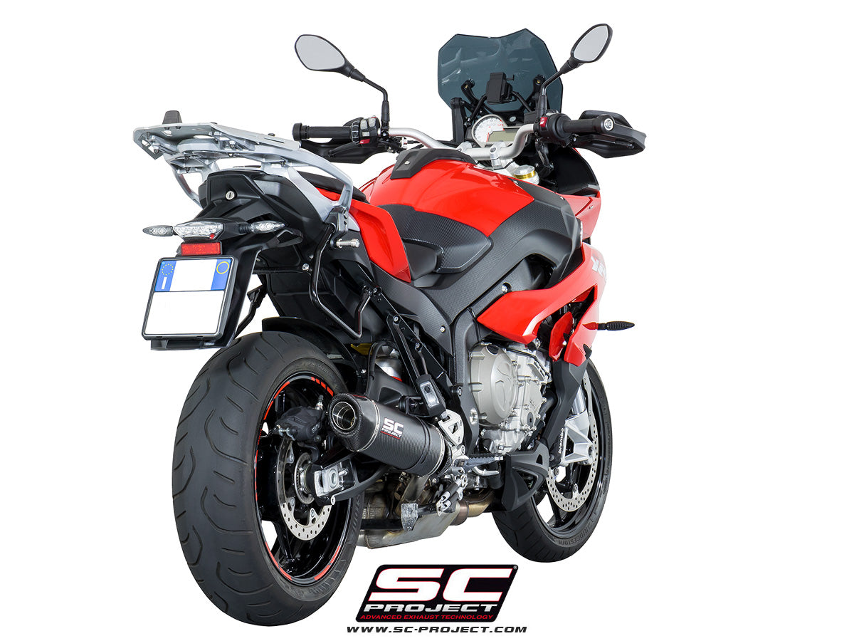 Picture of Oval carbon fibre exhaust, low mount