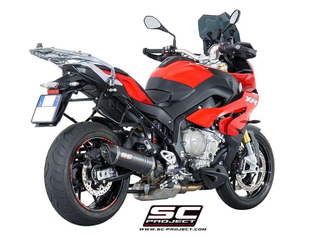 Picture of Oval carbon fibre exhaust, low mount