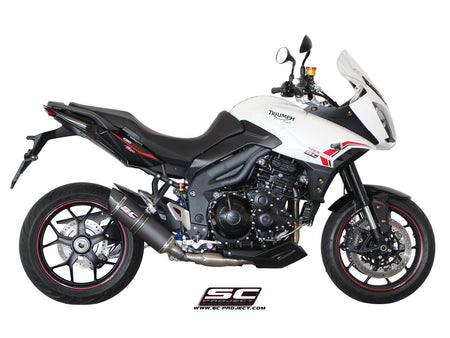 Picture of Oval carbon fibre exhaust, low mount
