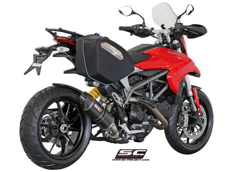 Picture of Oval carbon fibre exhaust, low mount