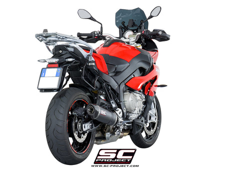 Picture of Oval carbon fibre exhaust, low mount