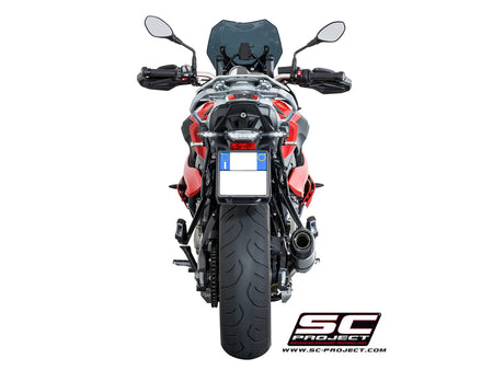 Picture of Oval carbon fibre exhaust, low mount