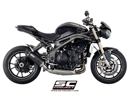 Picture of Oval carbon fibre exhaust, low mount