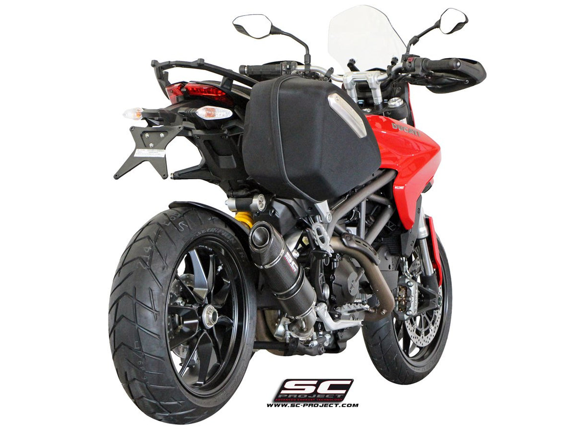 Picture of Oval carbon fibre exhaust, low mount