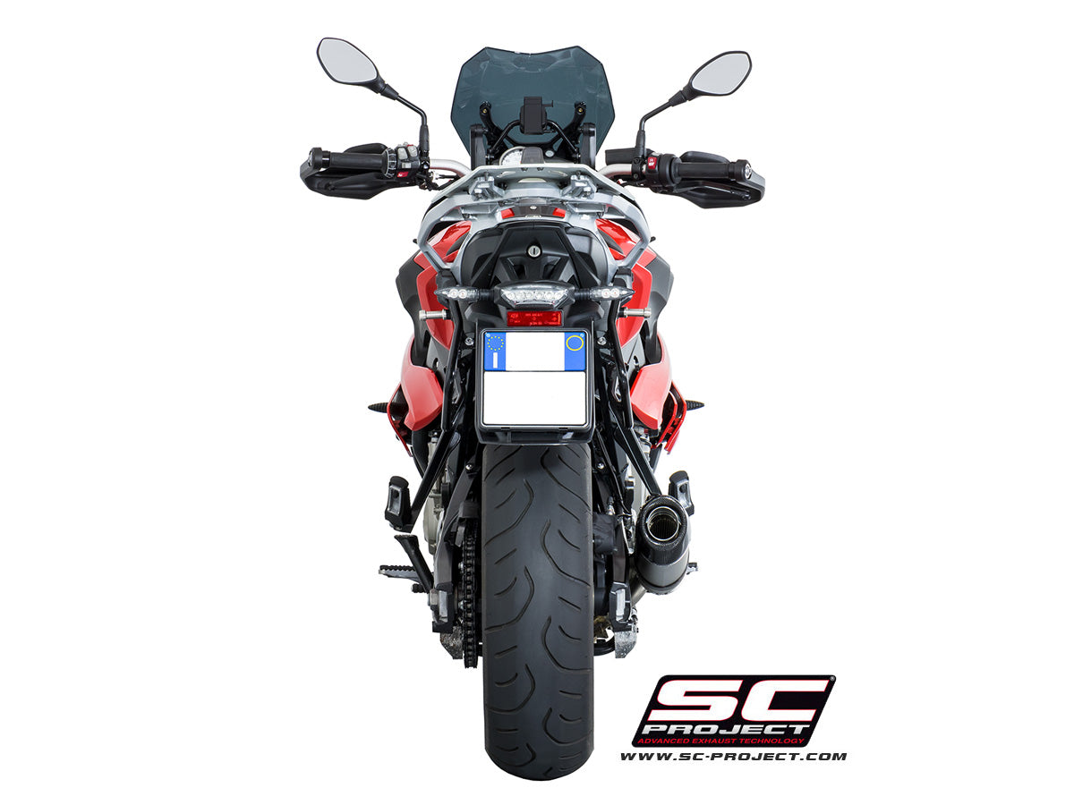 Picture of Oval titanium exhaust, low mount