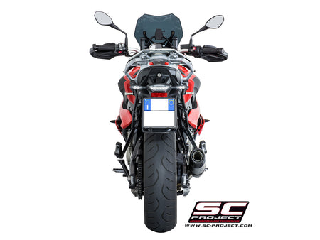 Picture of Oval titanium exhaust, low mount
