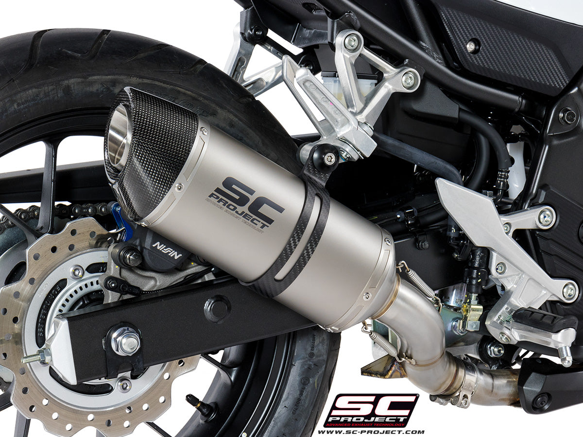 Picture of Oval titanium exhaust