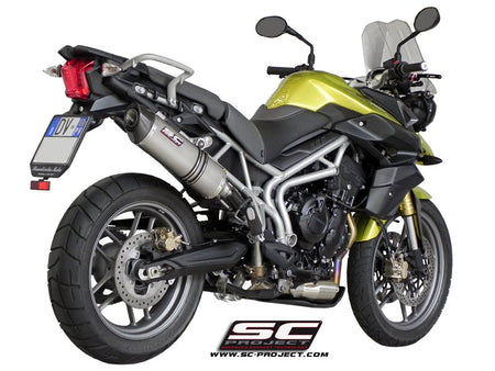 Picture of Oval titanium exhaust, high mount