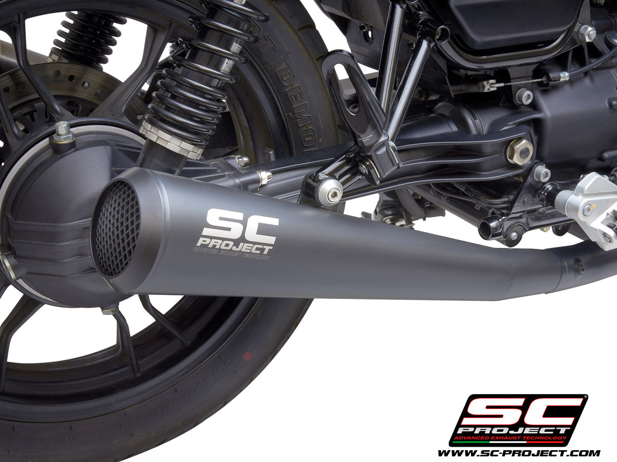 Picture of Pair of Conico 70s stainless steel exhaust, matt black