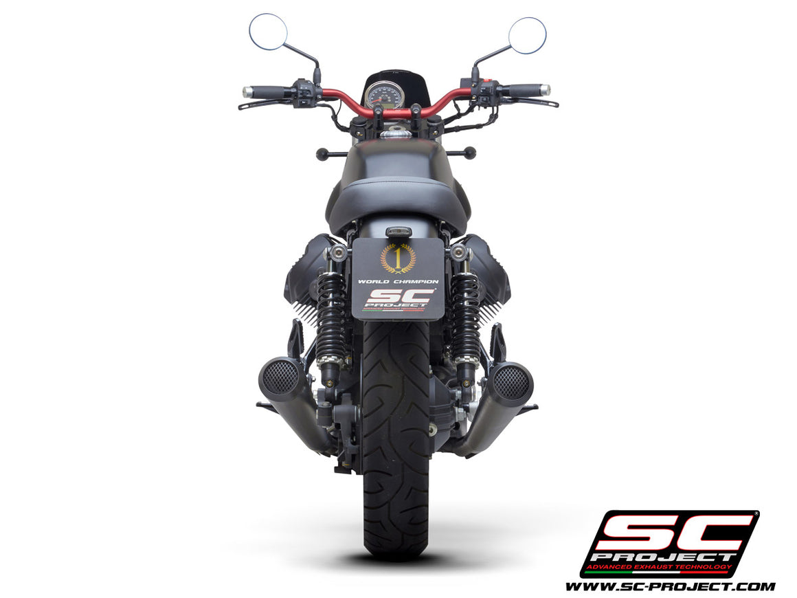 Picture of Pair of Conico 70s stainless steel exhaust, matt black