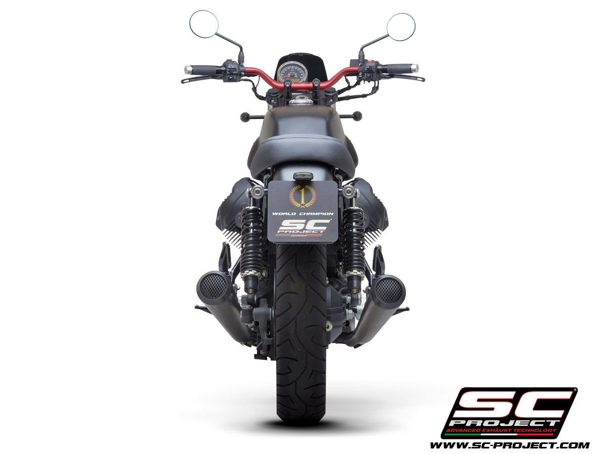 Picture of Pair of Conico 70s stainless steel exhaust, matt black