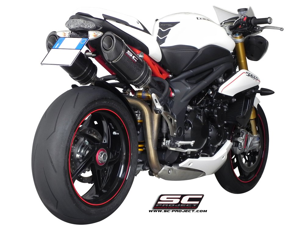 Picture of Pair of Oval carbon fibre exhaust