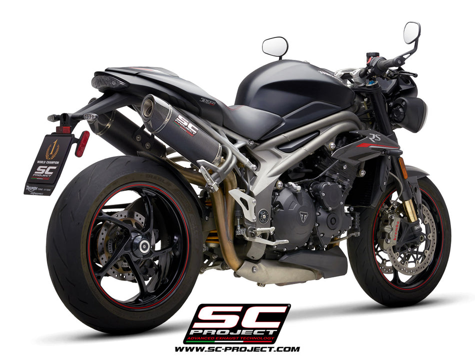 Picture of Pair of Oval carbon fibre exhaust