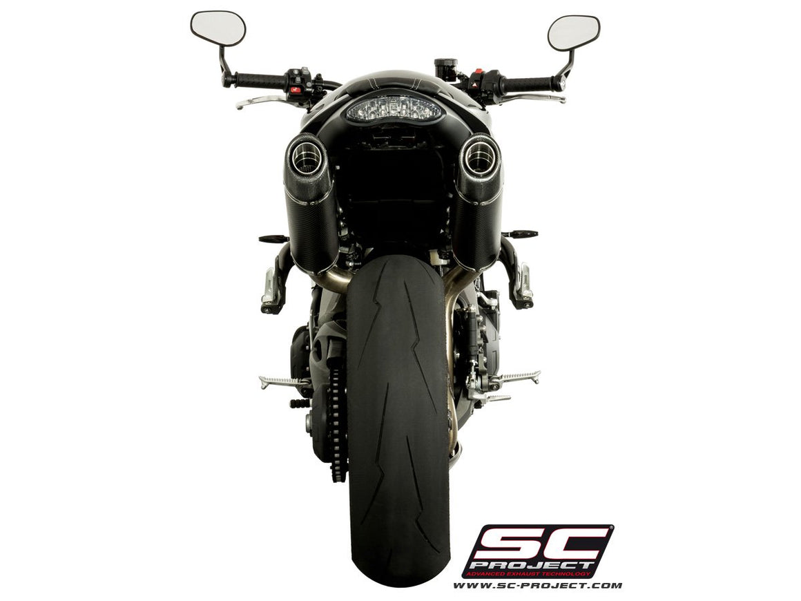 Picture of Pair of Oval carbon fibre exhaust