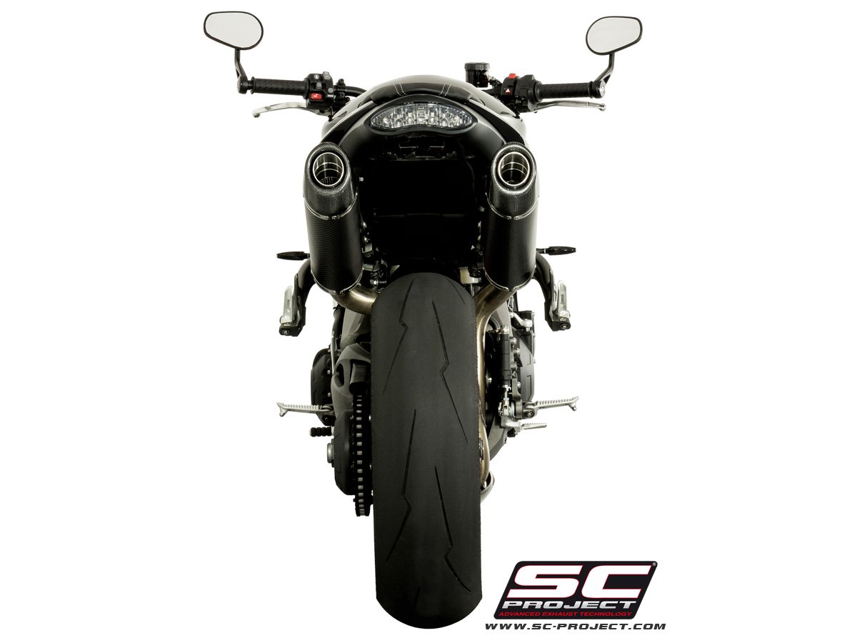Picture of Pair of Oval carbon fibre exhaust