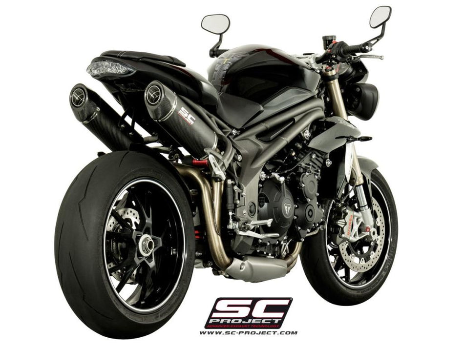 Picture of Pair of Oval carbon fibre exhaust