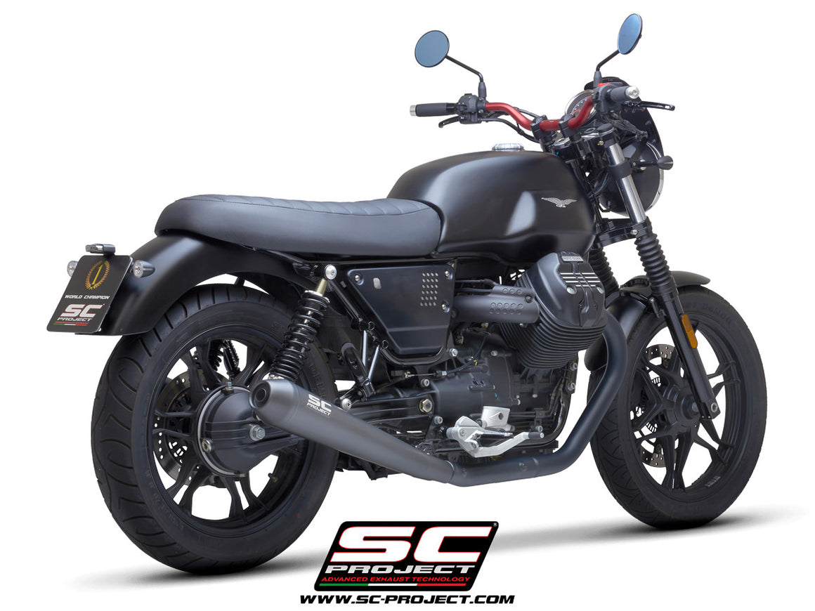 Picture of Pair of Conico Racer stainless steel exhaust, matt black
