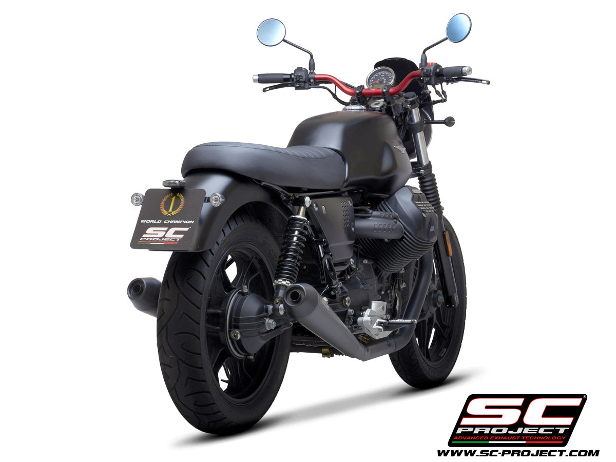 Picture of Pair of Conico Racer stainless steel exhaust, matt black