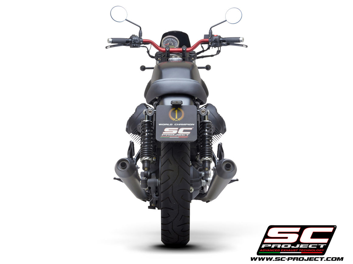 Picture of Pair of Conico Racer stainless steel exhaust, matt black