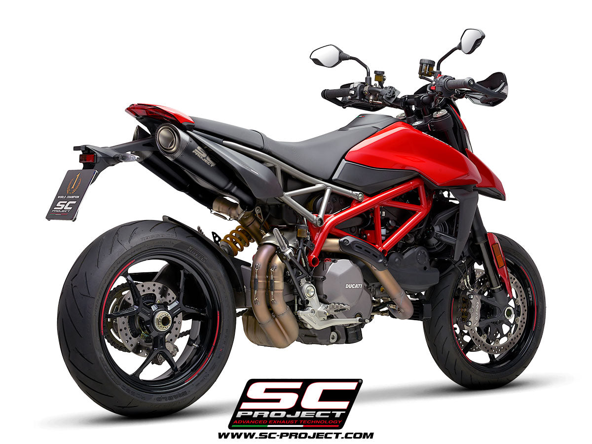 Picture of Pair of S1 titanium exhaust, matt black