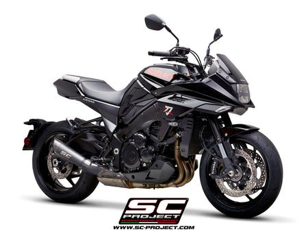 Picture of S1 stainless steel exhaust, matt black