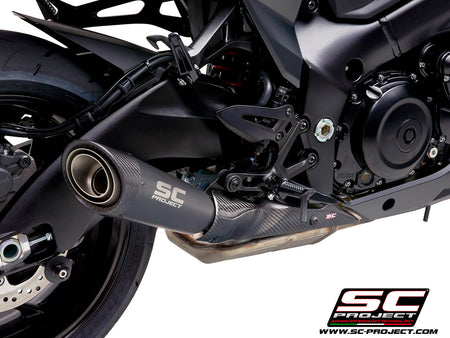Picture of S1 stainless steel exhaust, matt black