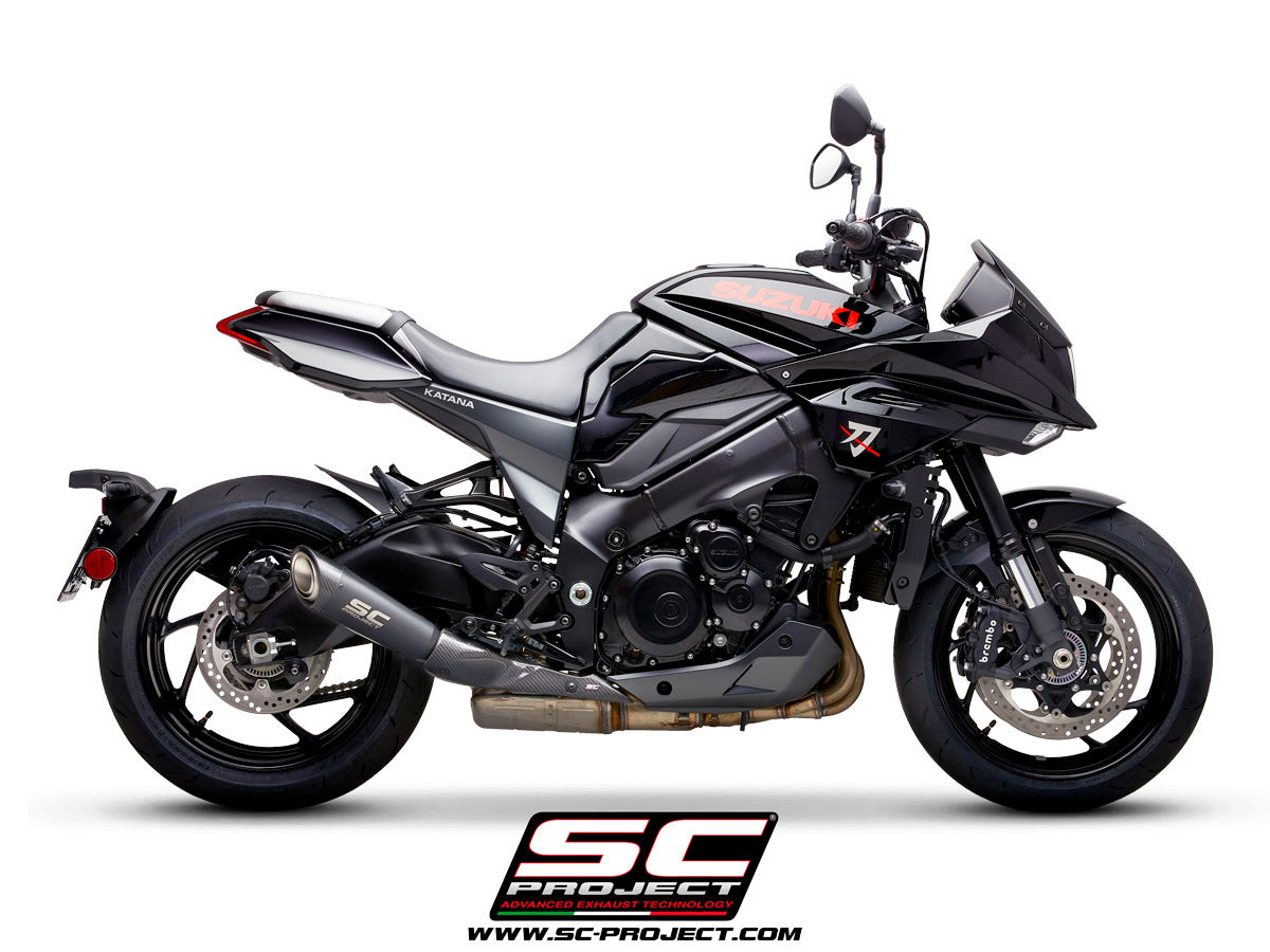Picture of S1 stainless steel exhaust, matt black