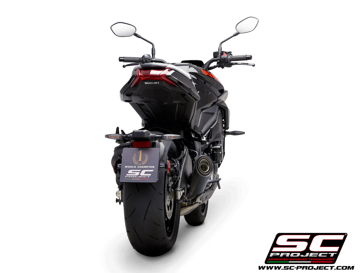Picture of S1 stainless steel exhaust, matt black