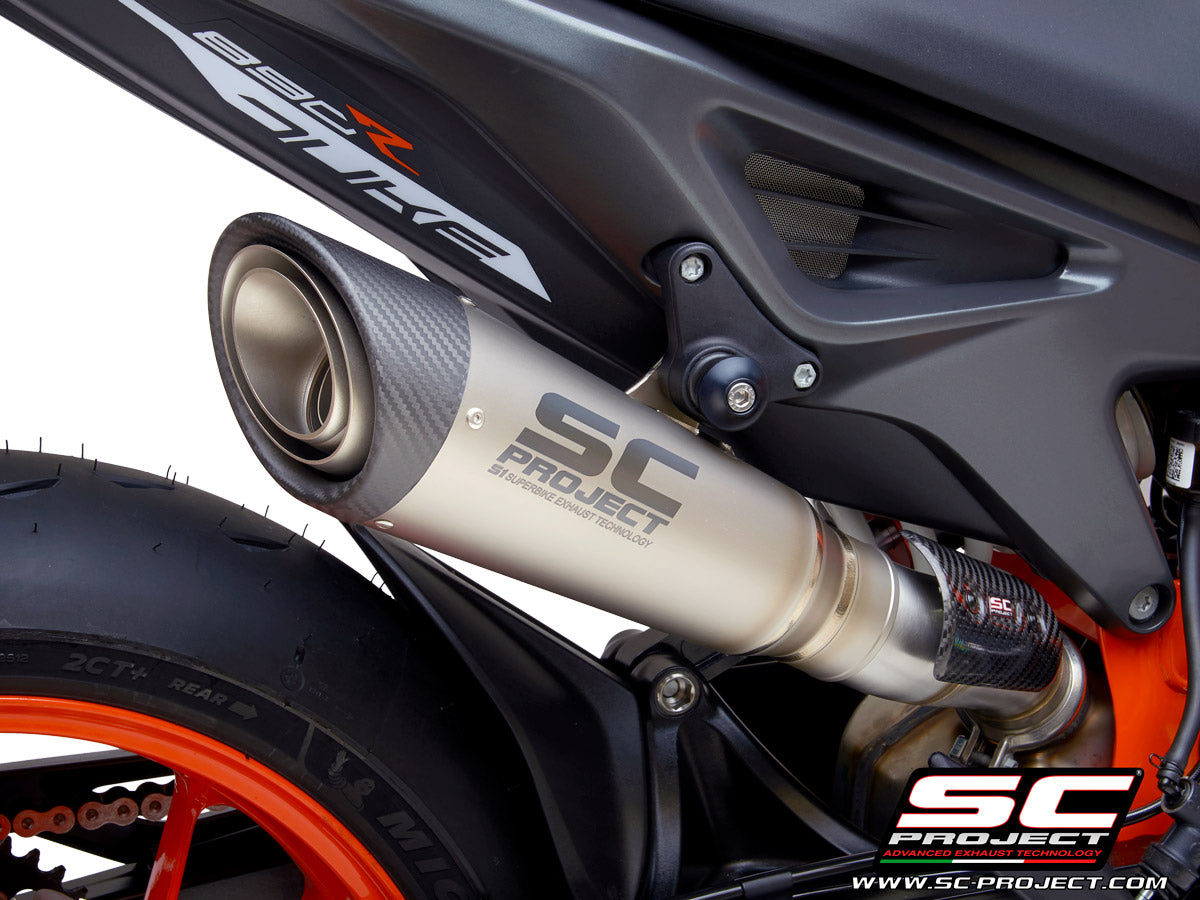 Picture of S1 titanium exhaust
