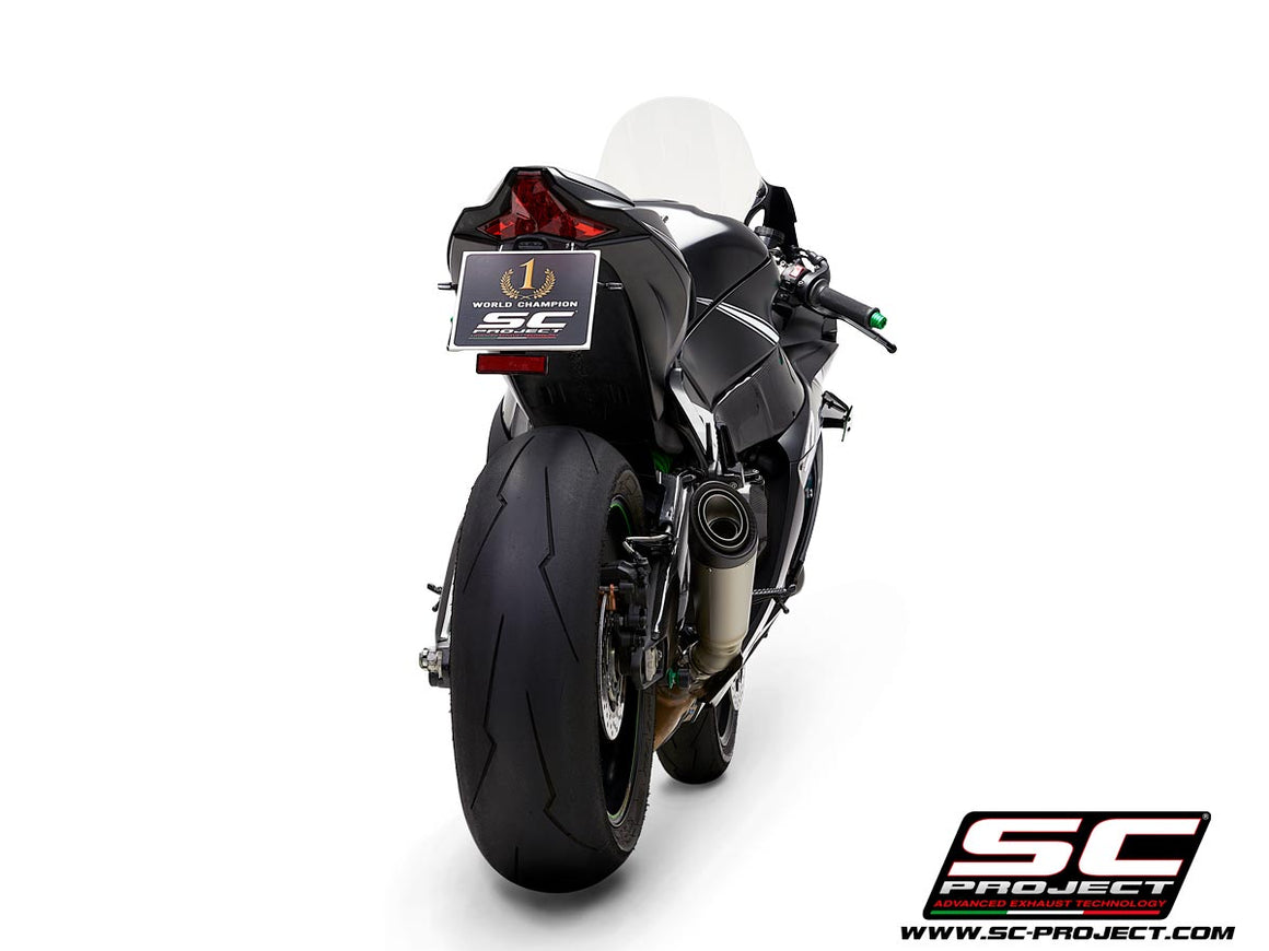 Picture of S1 titanium exhaust