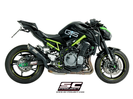Picture of S1 titanium exhaust, matt black