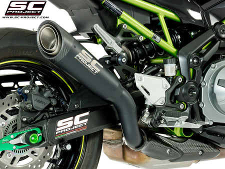 Picture of S1 titanium exhaust, matt black
