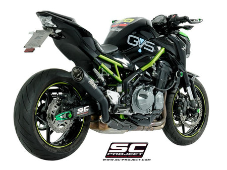 Picture of S1 titanium exhaust, matt black