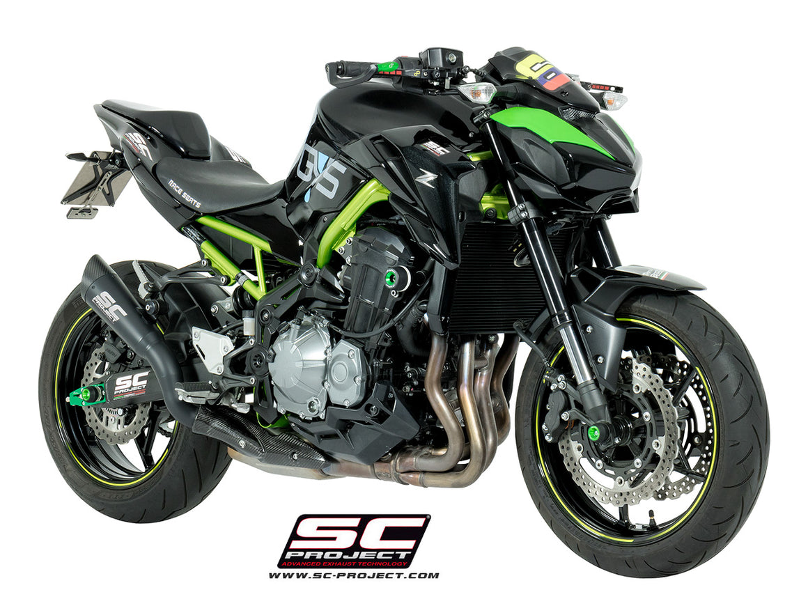 Picture of S1 titanium exhaust, matt black
