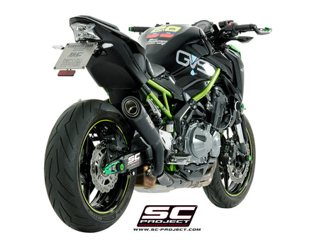 Picture of S1 titanium exhaust, matt black