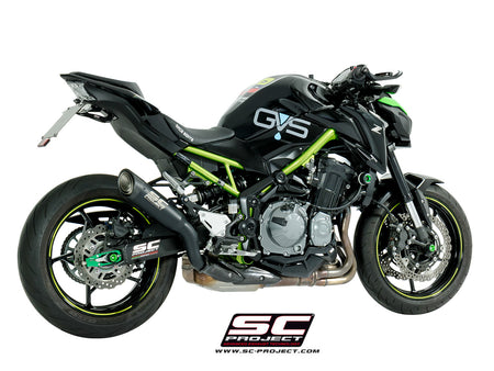 Picture of S1 titanium exhaust, matt black