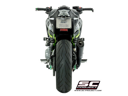 Picture of S1 titanium exhaust, matt black