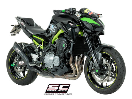 Picture of S1 titanium exhaust, matt black